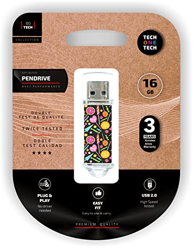 Pendrive Tech One Tech Candy Pop, 16 GB Pendrive Tech One Tech Candy Pop, 16 GB von TECH ONE TECH