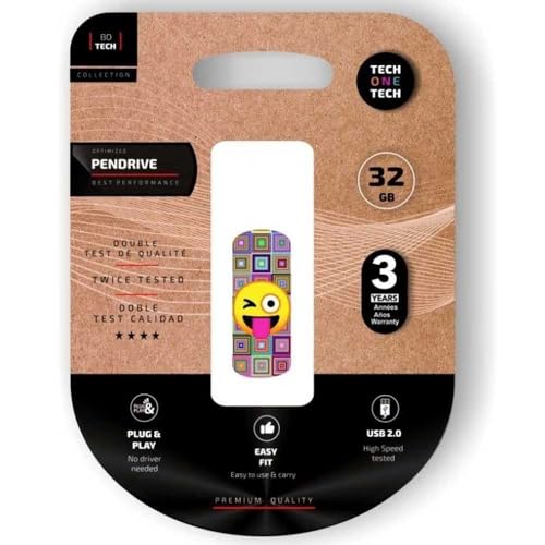 TECH ONE TECH ClipTECH Emoji guiño 32 Gb USB 2.0 von TECH ONE TECH