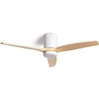 Ledkia - Deckenventilator Lautlos Angistri Weiss 132cm DC-Motor von LEDKIA