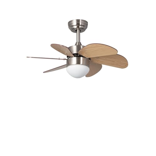 TECHBREY Deckenventilator Lautlos Orion Holz 81cm DC-Motor Holz von TECHBREY