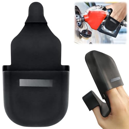 TECHEEL Magnetischer Tankhandschuhe Langlebige Silikon Handhandschuhe Magnetischer Betankungshandschuh Zapfsäulenhandschu Auf Kraftstoffgriff Auftragen Wiederverwendbar Silikon Handschuh von TECHEEL