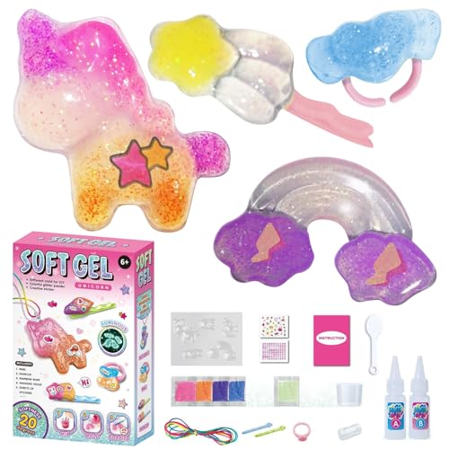 TECHEEL Squishy Maker,Squishy Selber Machen Set Squishies Selber Machen Taba Squishy Set Quetsch Spielzeug Sets Einhorn Sensorik Squeeze Toys für Kinder Erwachsene von TECHEEL