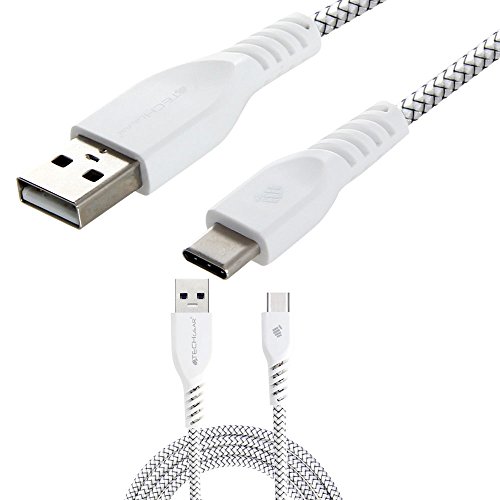 TECHGEAR 1 Meter USB Typ C Nylon geflochtene Schnur Ladekabel und Synchronisation Kabel Kompatibel mit Oppo Find X5 X3 Lite/Pro/Neo, X6a, X7a, A16s A53 A54, K12 A3 Pro, F25, Reno11 Pro Neo, Weiß TECHGEAR 1 Meter USB Typ C Nylon geflochtene Schnur Ladekabel und Synchronisation Kabel Kompatibel mit Oppo Find X5 X3 Lite/Pro/Neo, X6a, X7a, A16s A53 A54, K12 A3 Pro, F25, Reno11 Pro Neo, Weiß von TECHGEAR