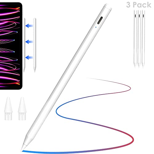 TECHGEAR 3 stück Stylus Pen für iPads 2018–2023, iPad Stift mit Palm-Ablehnung, Neigungsempfindlichkeit, Magnetischer Befestigung Pencil für iPad 7/8/9 Gen iPad Pro 12.9/11 iPad Air 4/5 iPad Mini 5/6 TECHGEAR 3 stück Stylus Pen für iPads 2018–2023, iPad Stift mit Palm-Ablehnung, Neigungsempfindlichkeit, Magnetischer Befestigung Pencil für iPad 7/8/9 Gen iPad Pro 12.9/11 iPad Air 4/5 iPad Mini 5/6 von TECHGEAR