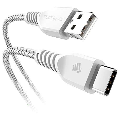 TECHGEAR 30cm USB C kabel Typ C Geflochtene Ladekabel und Synchronisation Kompatible mit Samsung S24 S23 S22 S21 S20 FE/Plus/Ultra A05s/A14/A15/A25/A55 5G, Huawei P40 P30, Xiaomi Note 12/11/Pro, TECHGEAR 30cm USB C kabel Typ C Geflochtene Ladekabel und Synchronisation Kompatible mit Samsung S24 S23 S22 S21 S20 FE/Plus/Ultra A05s/A14/A15/A25/A55 5G, Huawei P40 P30, Xiaomi Note 12/11/Pro, von TECHGEAR