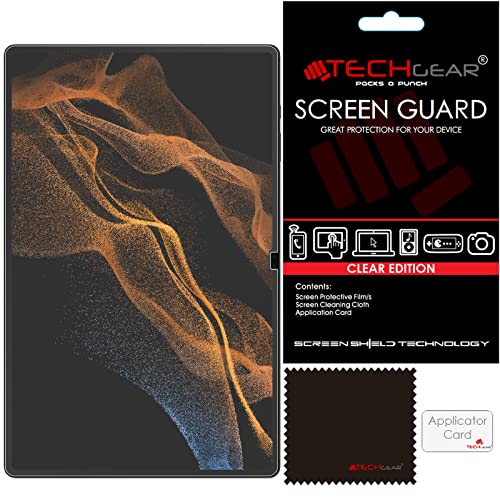 TECHGEAR 5 Stück Schutzfolie für Galaxy Tab S9 Ultra 14,6 Zoll (SM-X910 / SM-X916) Screen Protector, Ultra Klare Bildschirmschutz Display Folie Kompatibel mit Samsung Galaxy Tab S9 Ultra 2023 von TECHGEAR