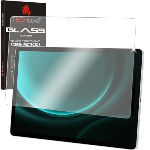 TECHGEAR Anti-Glare Galaxy Tab S9 FE Plus 12,4 Zoll 2023 Matte Glas Edition, gehärtetes Glas Displayschutzfolie [9H Zähigkeit] [kratzfest] [blasenfrei] für Samsung Galaxy Tab S9 FE+ SM-X610 / X616 von TECHGEAR