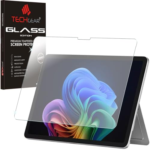 TECHGEAR Blendfreie Glas-Displayschutzfolie für Microsoft Surface Pro 12 2025 (30,5 cm (12 Zoll) Bildschirm), mattes Glas, Echtglas, Displayschutzfolie von TECHGEAR