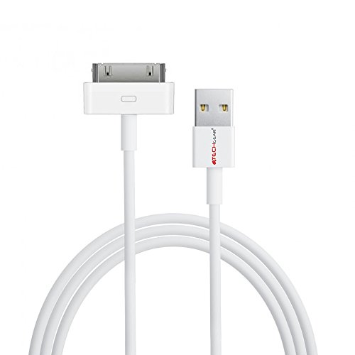 TECHGEAR EXTRA LANG 3 Meter Ersatz-USB-Datenkabel & Charging für iPhone 4s / iPhone 4 / iPad 1 / iPad 2 & iPad 3 - Weiß von TECHGEAR