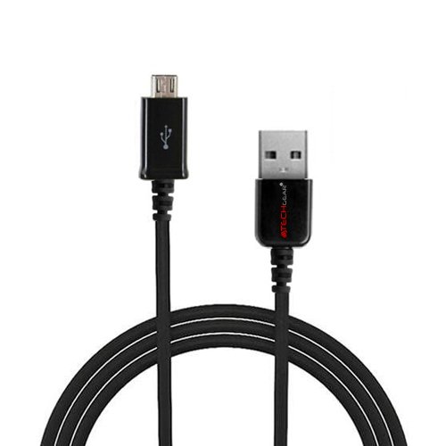 TECHGEAR Ladekabel Extra Lang 2 Meter/6,5 Feet USB Data Sync Kabel für Samsung Galaxy A6 2018, A3 A5 2016, J6 2018, A7 2018, J3 J5 2017, J3 J5 2016, Note 4 3 2 1, S3 S4 S5 S6, S7, S7 Edge von TECHGEAR