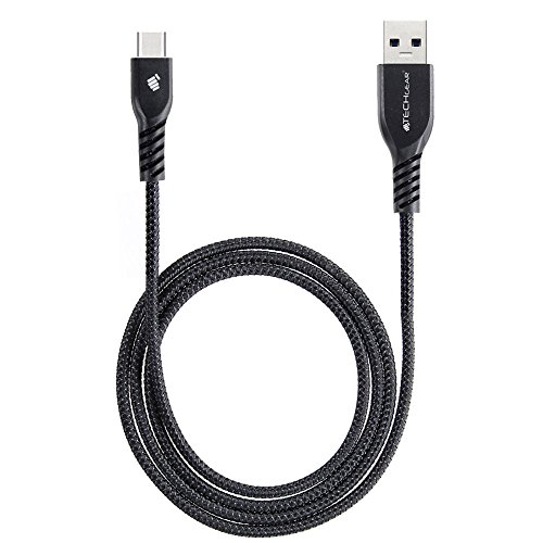 TECHGEAR USB C Kabel [1 Meter] Typ C geflochtene Schnur Ladekabel und Synchronisation Kabel für Samsung Tab A8 10,5 Tab S8, Tab Active Pro, Tab S7/S6 Lite/S7 FE, Lenovo Tab M10 HD, TECLAST M40 Pro von TECHGEAR