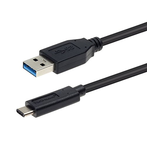 TECHGEAR USB C auf USB 3.1 Lade- und Datensynchronisierungs kabel (1 Fuß/30 cm) kompatibel mit iPad Pro 12,9 Zoll und iPad Pro 11 Zoll 2021/2021, allen MacBooks und MacBook Pro mit Typ-C-Anschluss von TECHGEAR