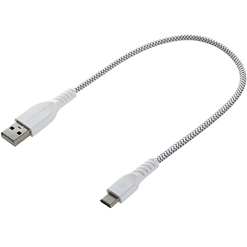 TECHGEAR USB C Kabel [30 cm] Typ C Nylon geflochtene Schnur Ladekabel und Synchronisation Kabel für Samsung Tab A8 10,5 Tab S8, Tab S7/S6 Lite/S5e/S4 Tab S7 FE, Lenovo Tab M10 HD, TECLAST M40 Pro, ETC von TECHGEAR