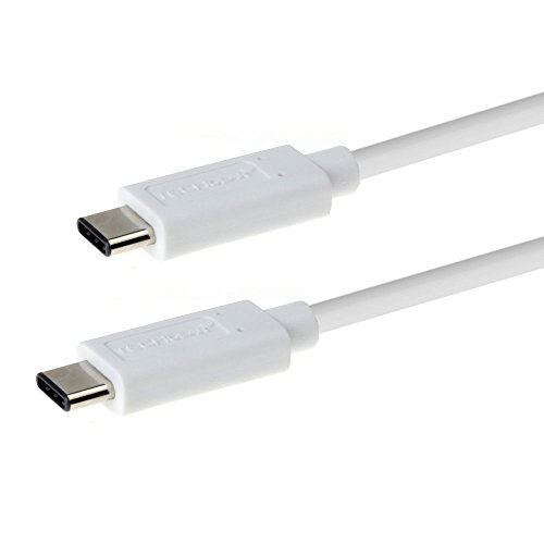 TECHGEAR USB C auf USB C 30cm (10 Gbit/s) für USB Typ C Geräte kompatibel mit iPad Air 4. 5. Generation, iPad Pro 12,9 2018-2024 iPad Pro 11, iPad 10, Mini 6, Macbook und mehr [weiß] von TECHGEAR