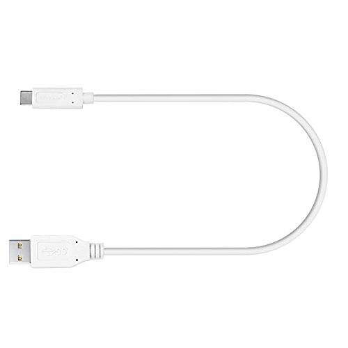 TECHGEAR USB C Kabel 30 cm, USB 3.1 Datenkabel Ladekabel Für USB Typ C Geräte, einschließlich MacBook, iPad 10, iPad Mini 6, iPad Pro 11, iPad Pro 12.9 - Schnelle Ladegerät (upto 10Gbps/3A) Weiß von TECHGEAR