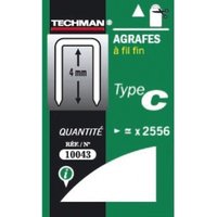 5000 Klammern Typ C 6 mm Techman von TECHMAN