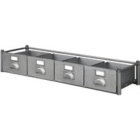 Modul 4 kleine Schubladen - 1200 x 400 x H. 190 mm 16 kg Outifrance von TECHMAN