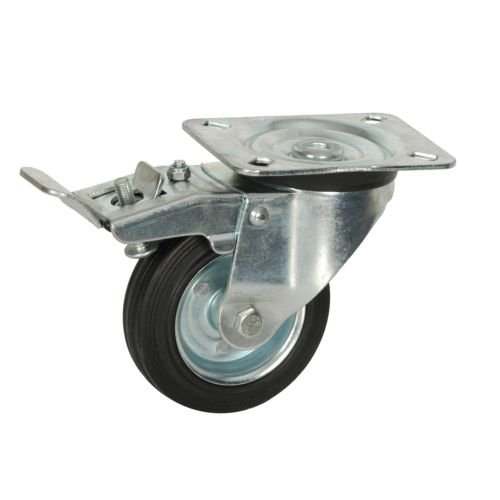 TECHNICAL ITEMU Bremse, Metall, grau, Rad 75496 GN RO F Ø 100 mm 80 mm x 60 mm von TECHNICAL ITEMU
