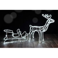 XL Weihnachts Silhouette Rentier, 145 cm, 288 LED XL Weihnachts Silhouette Rentier, 145 cm, 288 LED von TECHNIK@ALL