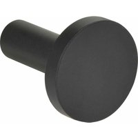 Technik Team - Technikteam Kleiderhaken Wand Bodon ø 30mm - Wandhaken zum Schrauben - rund, Stahl schwarz matt pulverbeschichtet von TECHNIK TEAM