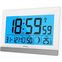 Technoline - Funkwecker ws 8056 blaues Backlight Funkwecker von TECHNOLINE