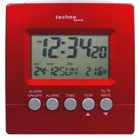 Funkwecker wt 228 digital rot Funkwecker - Technoline von TECHNOLINE