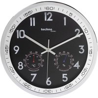 Technoline - Techno Line wt 7981 Quarz Wanduhr 300 mm x 5 cm Chrom von TECHNOLINE