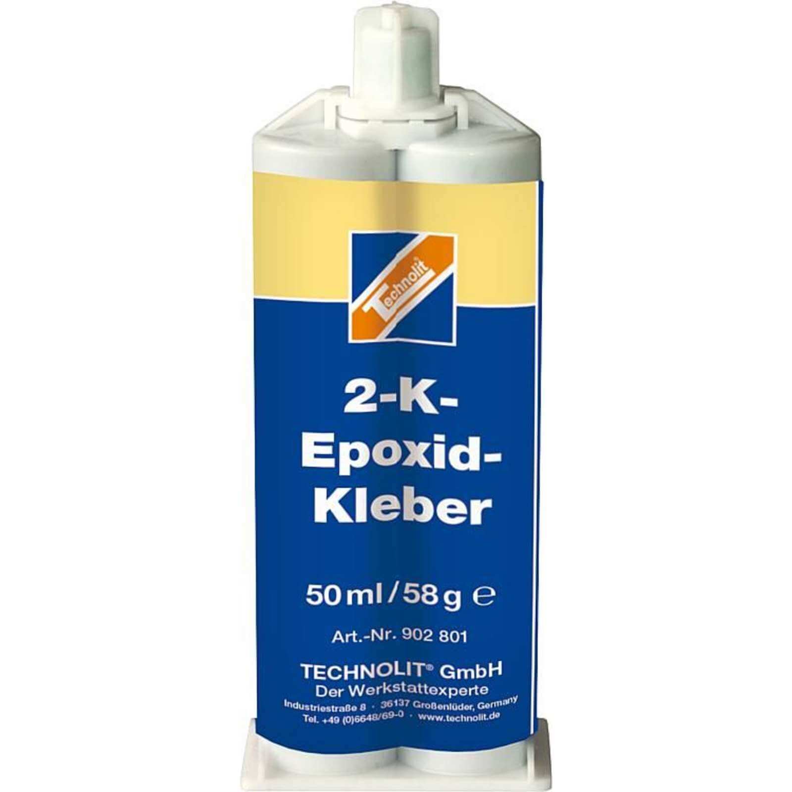 TECHNOLIT 2-K-Epoxidkleber, 2-Komonentenkleber, Mehrzweckkleber, Montagekleber Inhalt:50 ml von TECHNOLIT