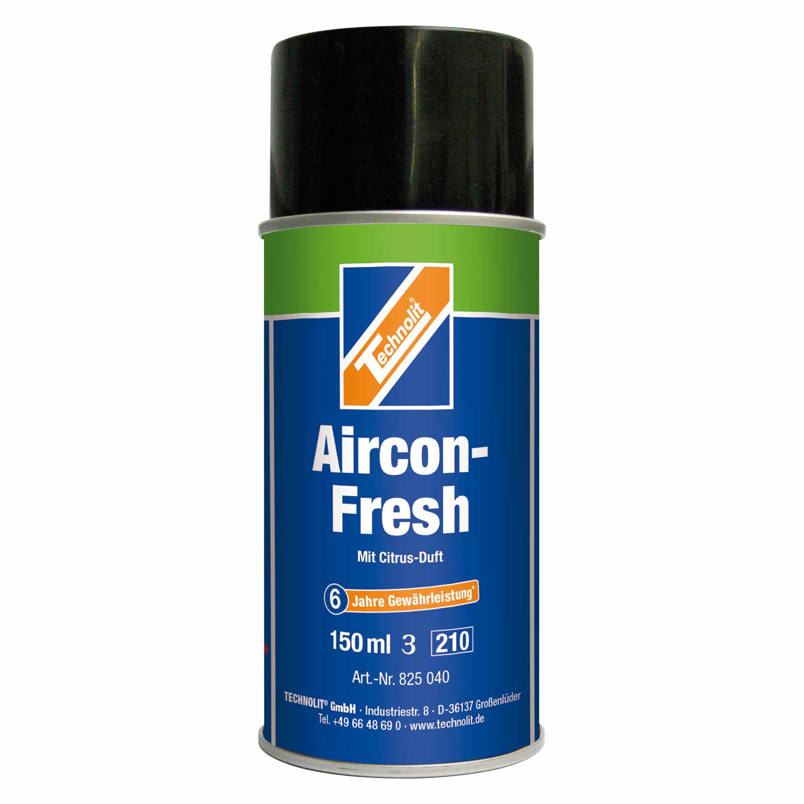 TECHNOLIT Aircon Fresh Citrus 150ml Geruchsentferner Klimaanlagen Lufterfrischer von TECHNOLIT