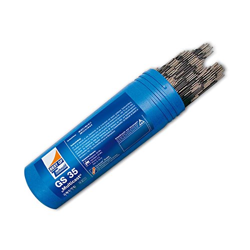 TECHNOLIT GS 35 Multicast Stabelektrode Guss Elektrode div. Größe VPE 1kg, Größe:3.2 x 350 mm von TECHNOLIT