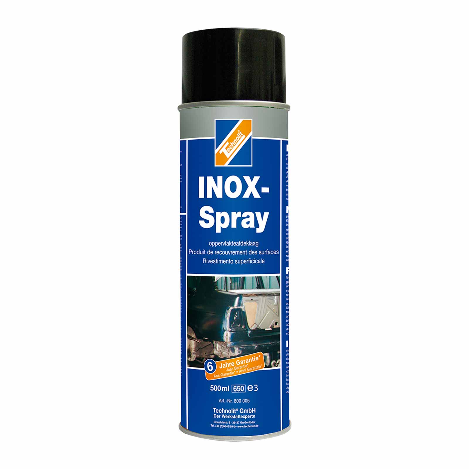 TECHNOLIT Inox-Spray 500ml, Schweißpunktversiegelung, Korrosionsschutz, Primer von TECHNOLIT