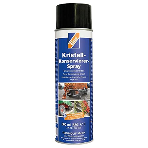 TECHNOLIT Kristall-Konservierer Spray 500 ml, Korrosionsschutz, temperaturbeständig, salzwasserbeständig, hohe Haftung von TECHNOLIT