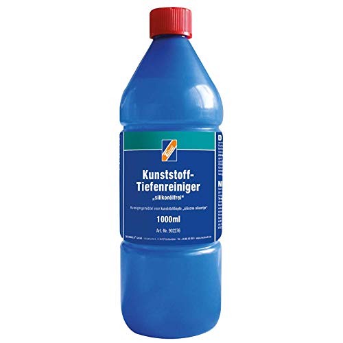 TECHNOLIT Kunststoff-Tiefenreiniger silikonölfrei 1 Liter - Gummireiniger, Fahrzeugreiniger, Plastikreiniger, Kunststoffpflege, Gummipflege von TECHNOLIT