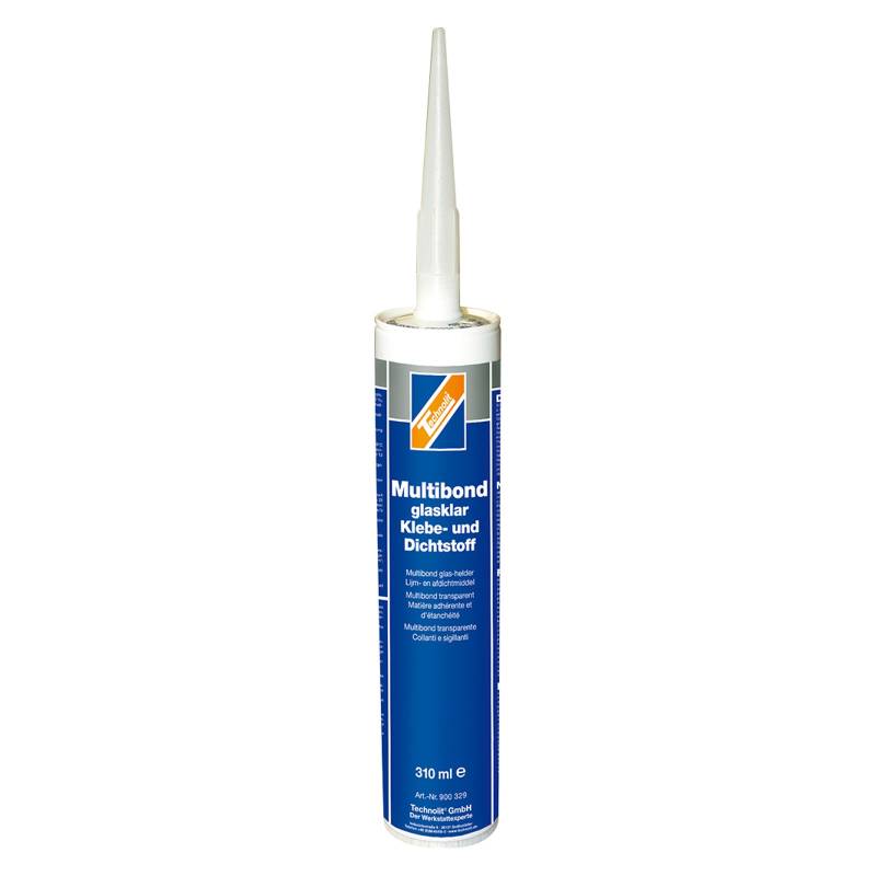TECHNOLIT Multibond Klebe- und Dichtstoff glasklar 310 ml Glas Holz Metall von TECHNOLIT