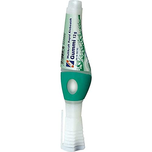 TECHNOLIT Multikraft Rapid Gummi 12g, haftstarker Gummikleber, punktgenaue Dosierung, Sekundenkleber von TECHNOLIT