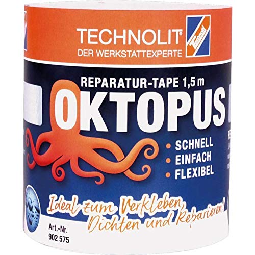 TECHNOLIT Reparatur-Tape Oktopus, Universalband, Reparaturband, Dichtband, Notfallreparatur von TECHNOLIT