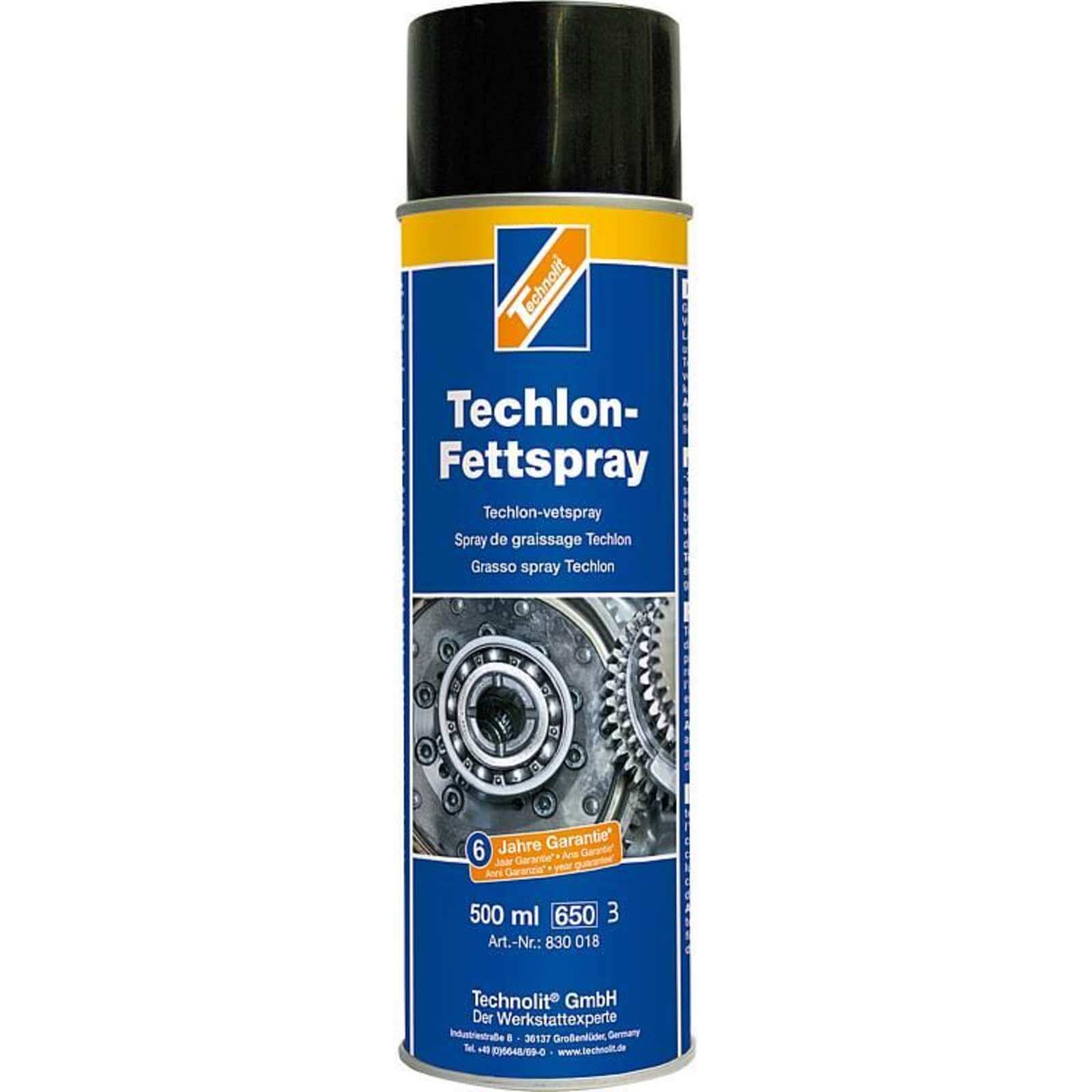 TECHNOLIT Techlon-Fettspray 500 ml, Schmierfett, Haftfett, Druckfett, Sprühfett von TECHNOLIT