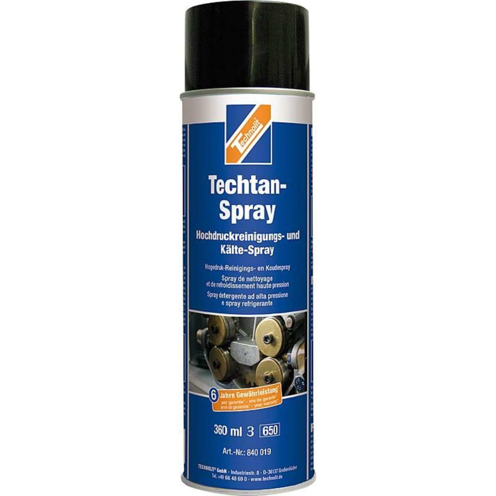 TECHNOLIT Techtan-Spray 360ml, Druckluftspray, Druckluftreiniger, Druckgasspray von TECHNOLIT