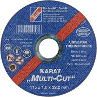 Trennscheibe Karat Multi-Cut universell - Größe:Ø 230 x 1.8 x 22.23 mm - Technolit von TECHNOLIT