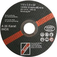 Trennscheibe Karat Inox - Größe:Ø 180 x 2.0 x 22.23 mm - Technolit von TECHNOLIT