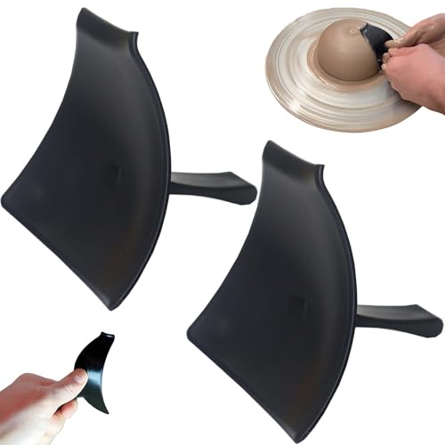 2 Stück Ton-Zentrierwerkzeug für Töpferei – Rad Werfen Formhilfe Ergonomischer Griff Tragbare Töpferrippen Werkzeug für Anfänger Töpfer 2 Stück Ton-Zentrierwerkzeug für Töpferei – Rad Werfen Formhilfe Ergonomischer Griff Tragbare Töpferrippen Werkzeug für Anfänger Töpfer von TECHPLUS