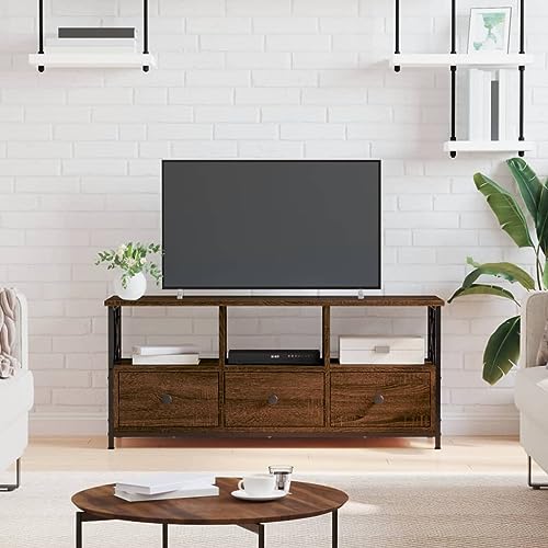 Dieser Artikel: TV-Schrank, braune Eiche, 102 x 33 x 45 cm, Holz- und Eisen-schön von TECHPO