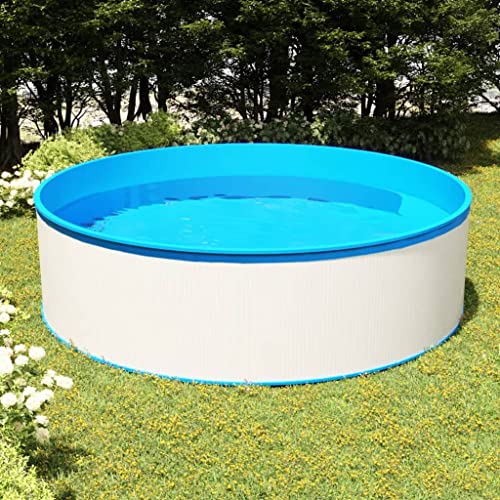 Home & Garden Pool & Spa Swimming Pools-Splasher Pool 350x90 cm Weiß von TECHPO