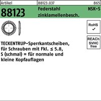 Teckentrup - Sperrkantscheibe r 88123 nsk-s 4 Federstahl zinklamellenbeschichtet von TECKENTRUP