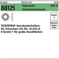 Sperrkantscheibe r 88125 nsk-b 6 Federstahl zinklamellenbeschichtet von TECKENTRUP