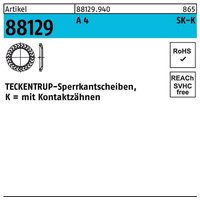 Teckentrup - Sperrkantscheibe r 88129 k 6x12,2x1,2 a 4 1000 Stück von TECKENTRUP