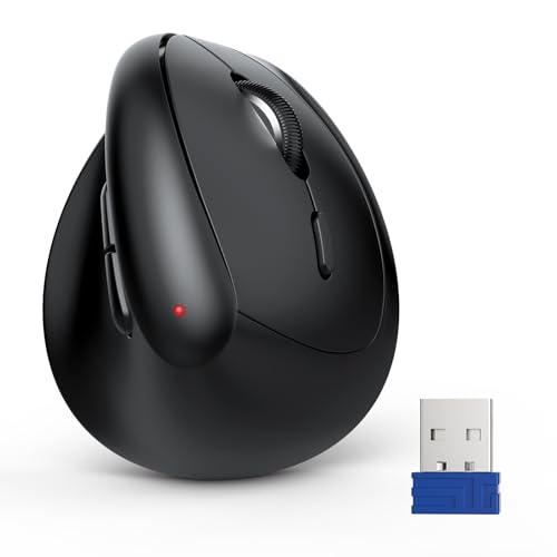 TECKNET Ergonomische Maus Mini, 2.4G Wireless Vertikale Maus für kleine Hände, 4800 DPI Sensor, 5 Einstellbare DPI-Stufen, 6 Tasten, Optische Funkmaus für Laptop, PC, Mac, Windows TECKNET Ergonomische Maus Mini, 2.4G Wireless Vertikale Maus für kleine Hände, 4800 DPI Sensor, 5 Einstellbare DPI-Stufen, 6 Tasten, Optische Funkmaus für Laptop, PC, Mac, Windows von TECKNET