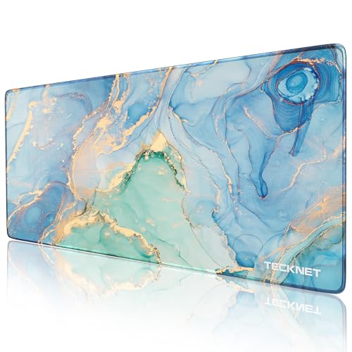 TECKNET Mauspad XXL Speed Gaming, 900x400 mm Schreibtischunterlage Schwarz, Gamer Mouse Pad, Wasserdicht mousepad, Spezielle Oberfläche Verbessert Präzision und Geschwindigkeit, rutschfeste Gummibasis TECKNET Mauspad XXL Speed Gaming, 900x400 mm Schreibtischunterlage Schwarz, Gamer Mouse Pad, Wasserdicht mousepad, Spezielle Oberfläche Verbessert Präzision und Geschwindigkeit, rutschfeste Gummibasis von TECKNET