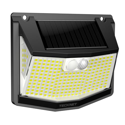 TECKNET Solarlampen für Außen, 【1 Stücke】 248 LED Solarlampe 300° Superhelle mit Bewegungsmelder 3 Modi IP65 Wasserdichte Wandleuchte für Wand Post Pathway Garten Garage TECKNET Solarlampen für Außen, 【1 Stücke】 248 LED Solarlampe 300° Superhelle mit Bewegungsmelder 3 Modi IP65 Wasserdichte Wandleuchte für Wand Post Pathway Garten Garage von TECKNET