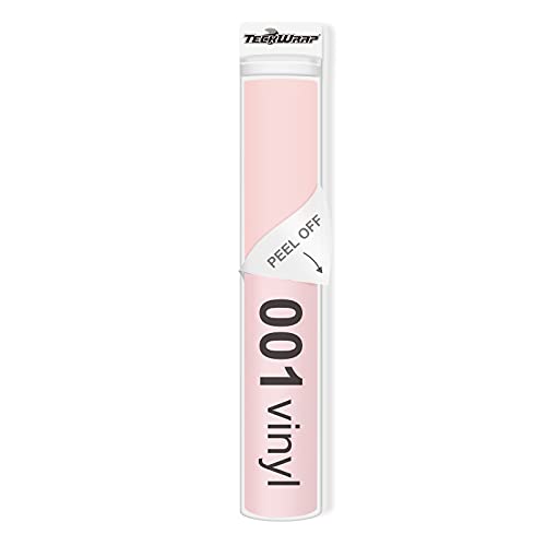 TECKWRAP 001 Vinyl matt selbstklebend für Bastelprojekte 0,3m x 1,5m - Piggy Pink von TECKWRAP